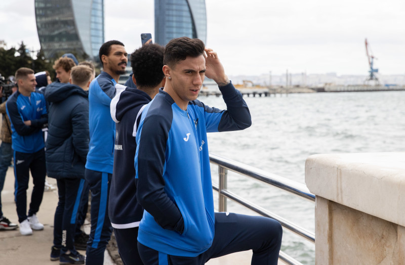 Прогулка команды «Зенит» перед матчем ПФК «Нефтчи» — «Зенит»