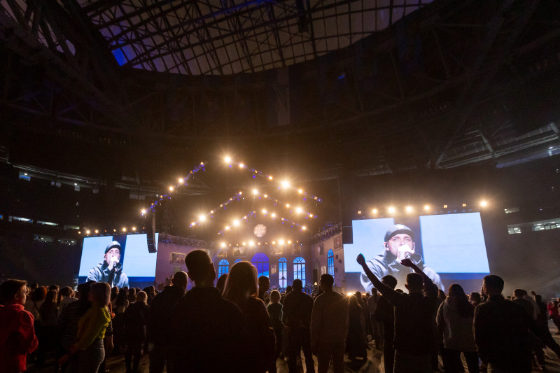 Баста на «Газпром Арене»