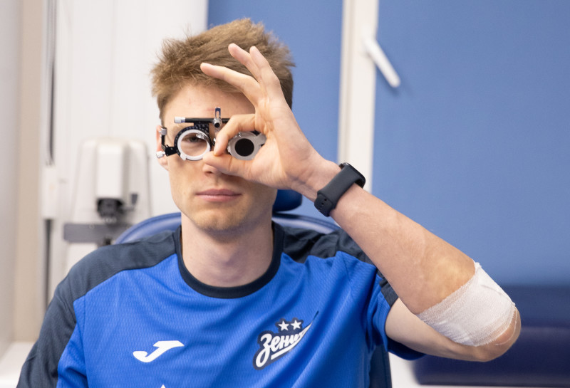 Зимний медосмотр «Зенита» в клинике «Мой медицинский центр»: первый день