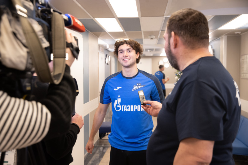 Зимний медосмотр «Зенита» в клинике «Мой медицинский центр»: первый день