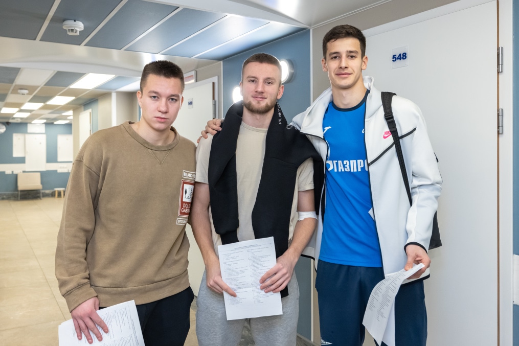 Зимний медосмотр игроков «Зенита»2  в «Мой медицинский центр»