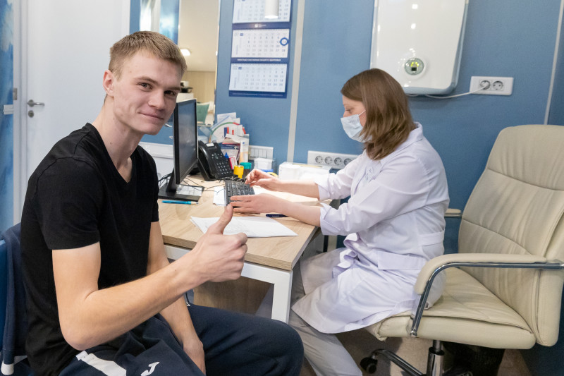 Зимний медосмотр «Зенита»-2  в «Мой медицинский центр»