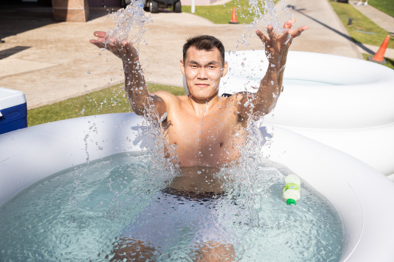 Зимние «Газпром» — тренировочные сборы в Абу-Даби,15 января утренняя тренировка