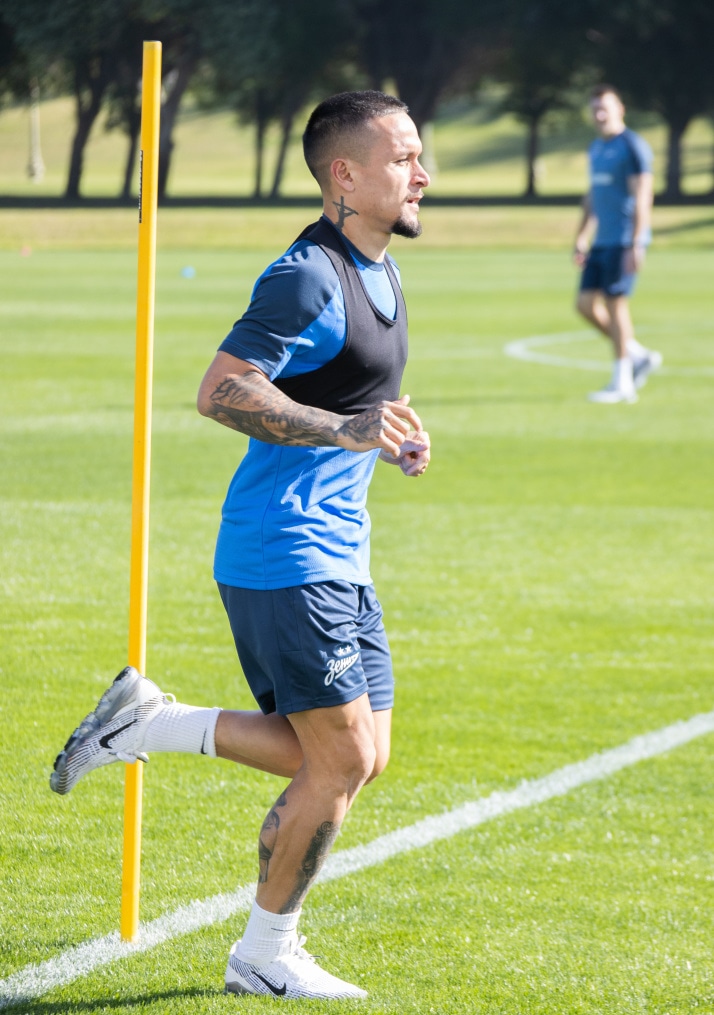 Зимние «Газпром» — тренировочные сборы в Абу-Даби,15 января утренняя тренировка