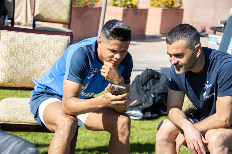 Зимние «Газпром» — тренировочные сборы в Абу-Даби,15 января утренняя тренировка