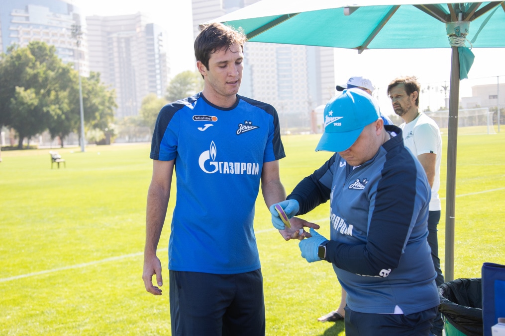 Зимние «Газпром» — тренировочные сборы в Абу-Даби,15 января утренняя тренировка