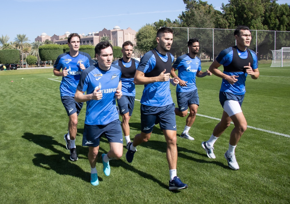Зимние «Газпром» — тренировочные сборы в Абу-Даби,15 января утренняя тренировка