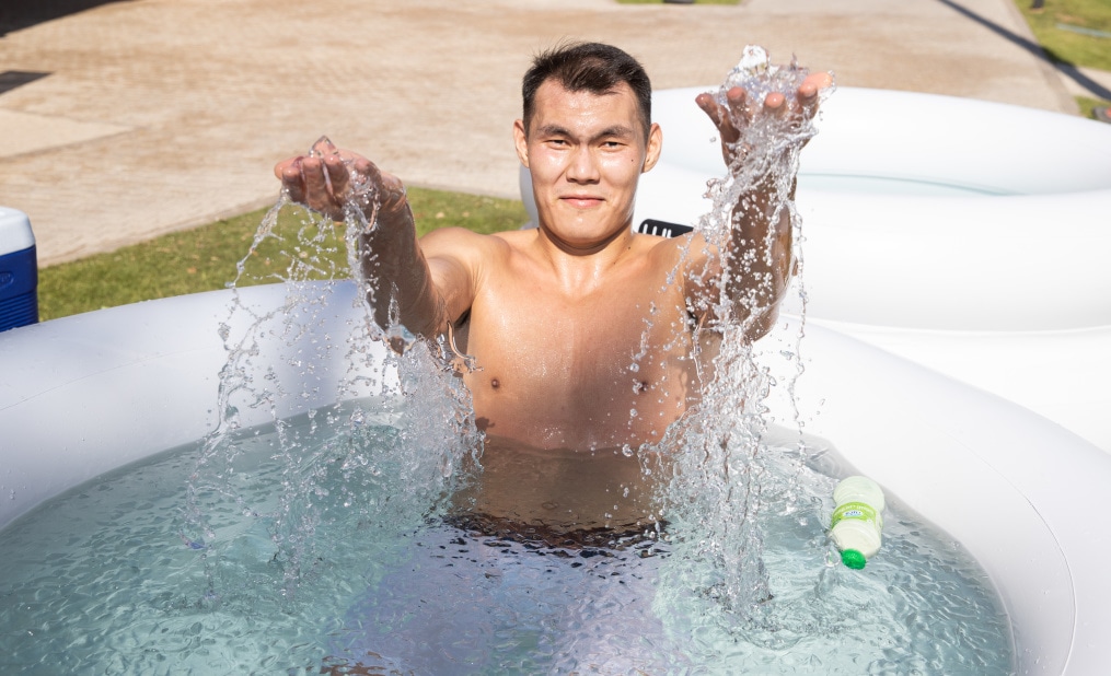 Зимние «Газпром» — тренировочные сборы в Абу-Даби,15 января утренняя тренировка