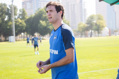 Зимние «Газпром» — тренировочные сборы в Абу-Даби,15 января утренняя тренировка