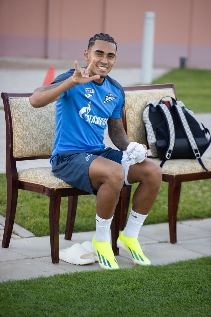 Зимние «Газпром» — тренировочные сборы в Абу-Даби,15 января вечерняя тренировка