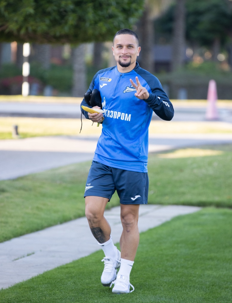 Зимние «Газпром» — тренировочные сборы в Абу-Даби,15 января вечерняя тренировка