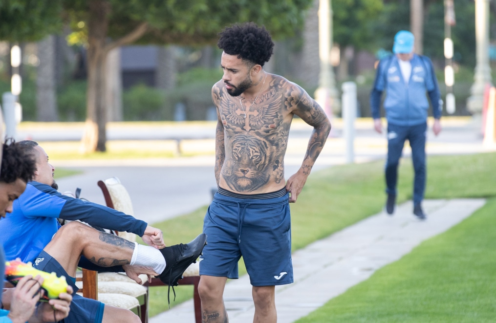 Зимние «Газпром» — тренировочные сборы в Абу-Даби,15 января вечерняя тренировка