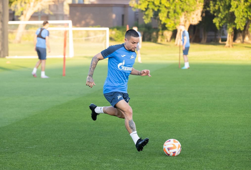 Зимние «Газпром» — тренировочные сборы в Абу-Даби,15 января вечерняя тренировка