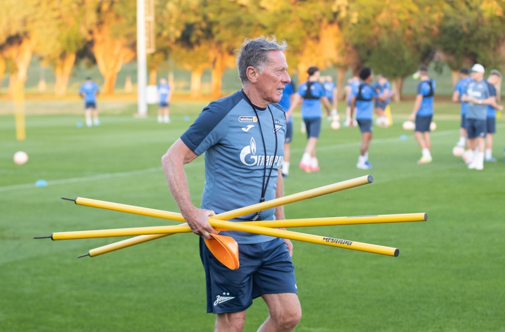 Зимние «Газпром» — тренировочные сборы в Абу-Даби,15 января вечерняя тренировка