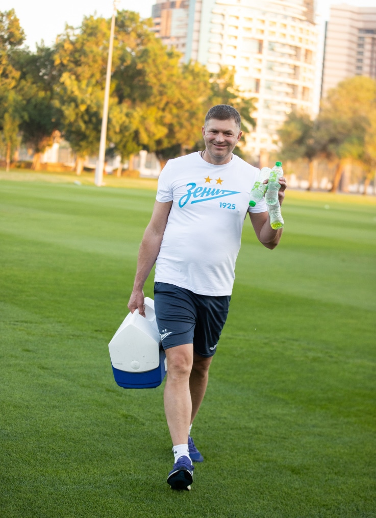 Зимние «Газпром» — тренировочные сборы в Абу-Даби,15 января вечерняя тренировка