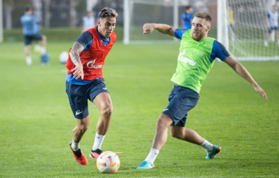 Зимние «Газпром» — тренировочные сборы в Абу-Даби,15 января вечерняя тренировка