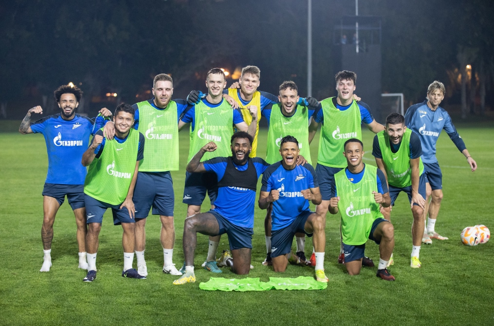 Зимние «Газпром» — тренировочные сборы в Абу-Даби. 16 января, вечерняя тренировка