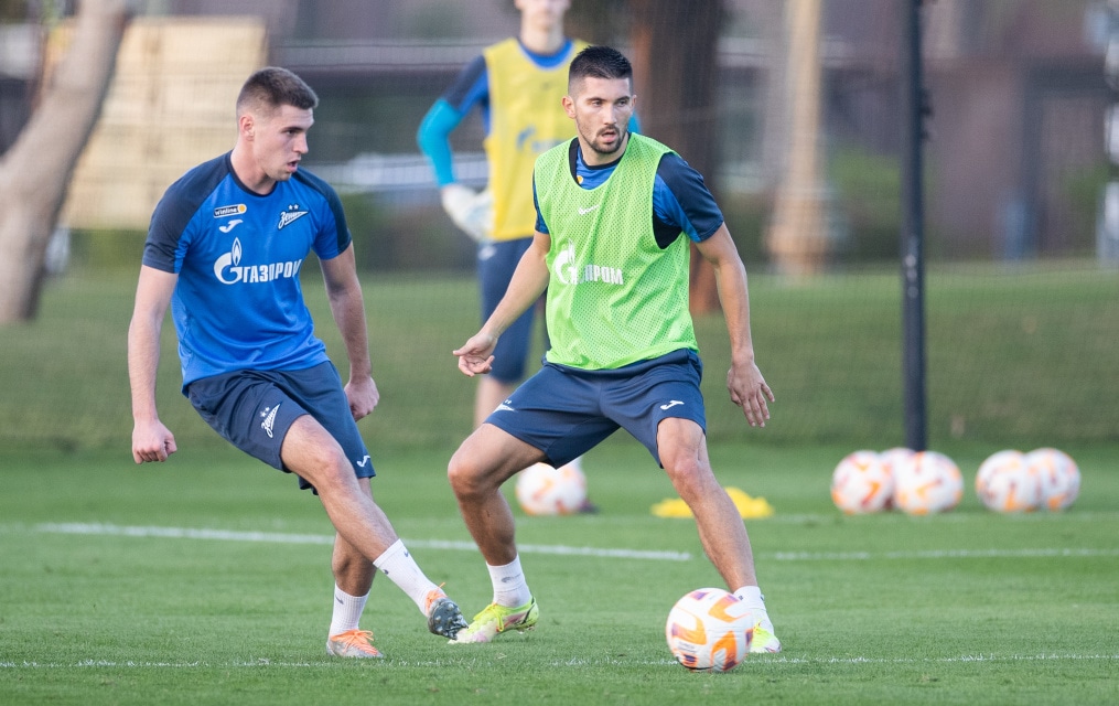 Зимние «Газпром» — тренировочные сборы в Абу-Даби. 16 января, вечерняя тренировка