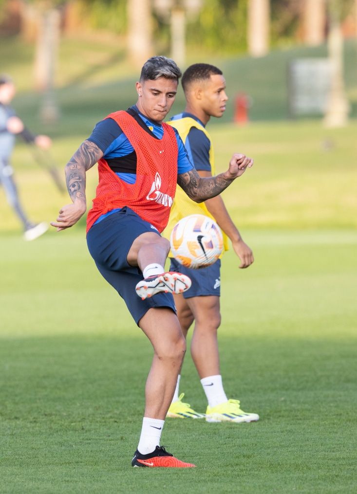 Зимние «Газпром» — тренировочные сборы в Абу-Даби. 17 января, вечерняя тренировка