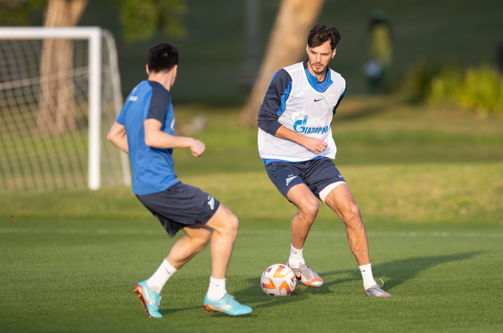 Зимние «Газпром» — тренировочные сборы в Абу-Даби. 17 января, вечерняя тренировка