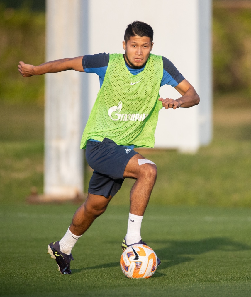 Зимние «Газпром» — тренировочные сборы в Абу-Даби. 17 января, вечерняя тренировка