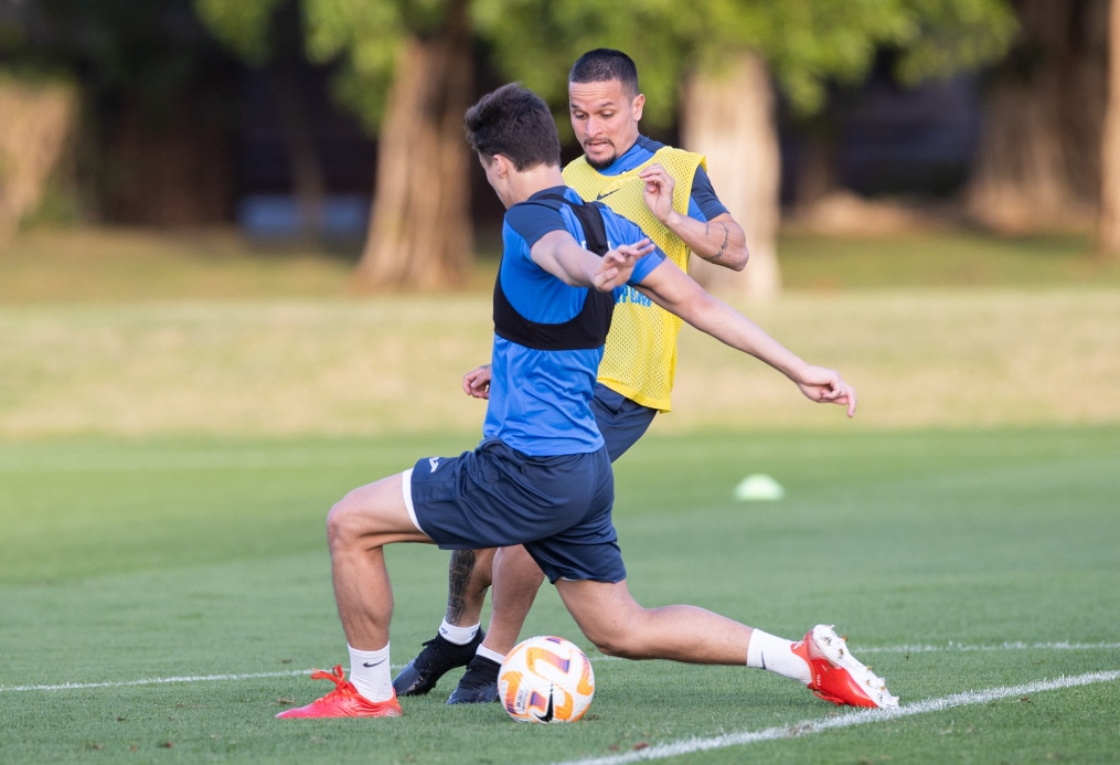 Зимние «Газпром» — тренировочные сборы в Абу-Даби. 17 января, вечерняя тренировка