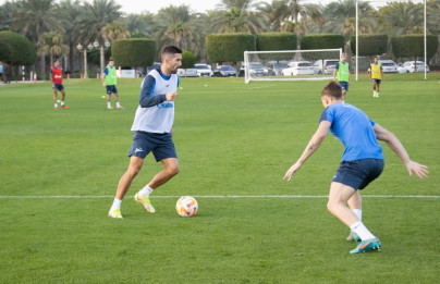 Зимние «Газпром» — тренировочные сборы в Абу-Даби. 17 января, вечерняя тренировка