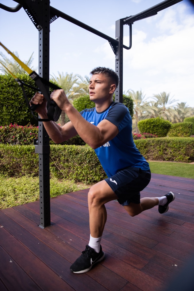 Зимние «Газпром» — тренировочные сборы в Абу-Даби. 18 января, утренняя тренировка