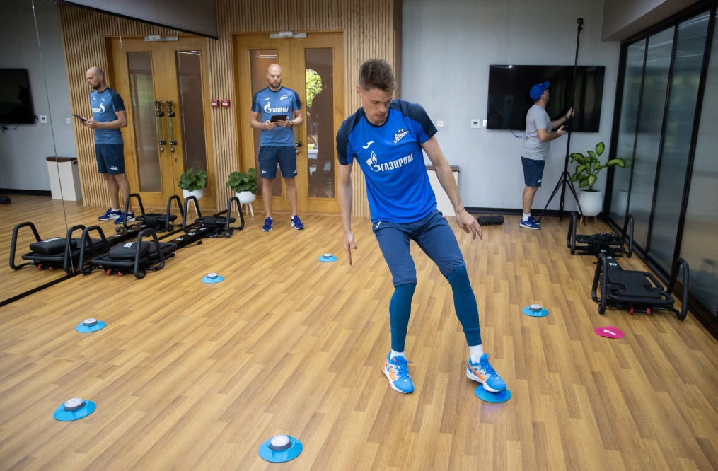 Зимние «Газпром» — тренировочные сборы в Абу-Даби. 18 января, утренняя тренировка