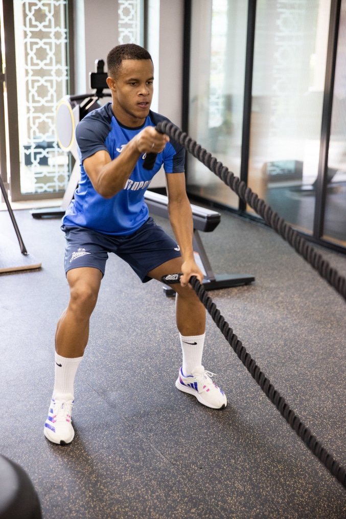 Зимние «Газпром» — тренировочные сборы в Абу-Даби. 18 января, утренняя тренировка