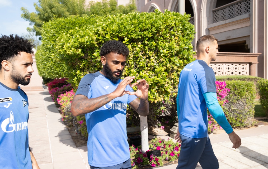 Зимние «Газпром» — тренировочные сборы в Абу-Даби. 18 января, утренняя тренировка