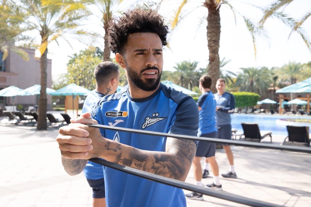 Зимние «Газпром» — тренировочные сборы в Абу-Даби. 18 января, утренняя тренировка