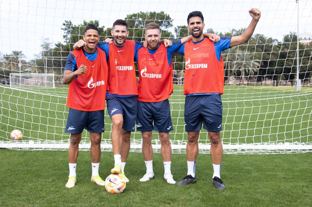 Зимние «Газпром» — тренировочные сборы в Абу-Даби. 18 января, утренняя тренировка