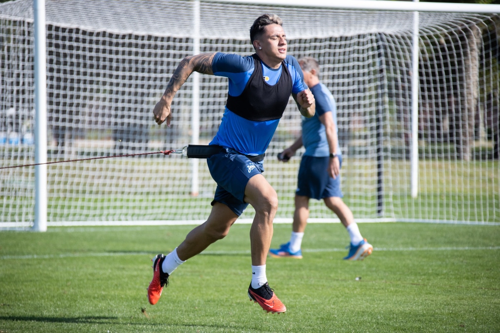 Зимние «Газпром» — тренировочные сборы в Абу-Даби. 18 января, утренняя тренировка