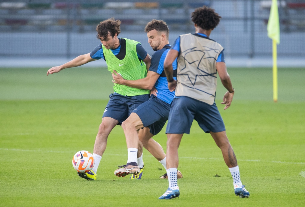 Зимние «Газпром» — тренировочные сборы в Абу-Даби. 19 января, вечерняя тренировка