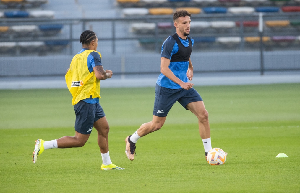 Зимние «Газпром» — тренировочные сборы в Абу-Даби. 19 января, вечерняя тренировка