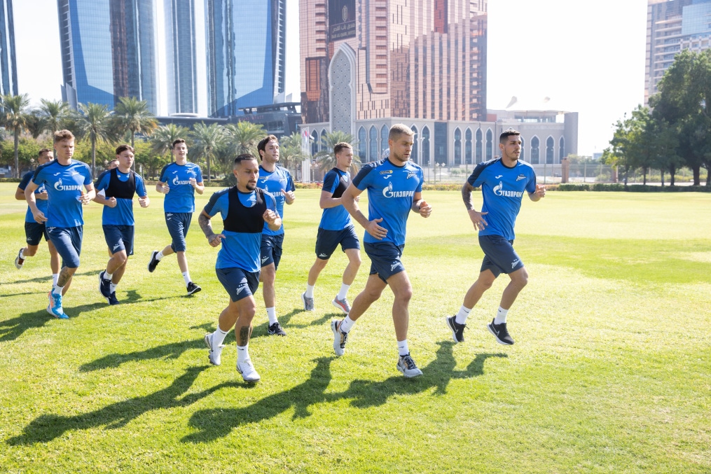 Зимние «Газпром» — тренировочные сборы в Абу-Даби. 22 января утренняя тренировка