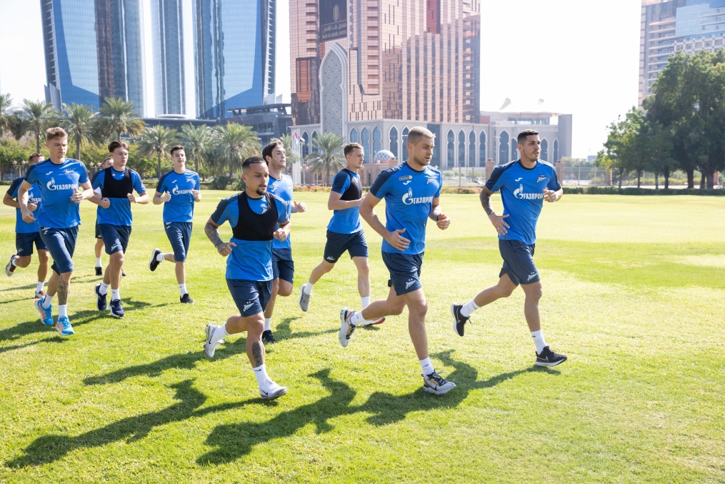 Зимние «Газпром» — тренировочные сборы в Абу-Даби. 22 января утренняя тренировка