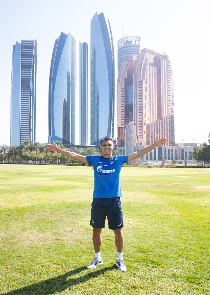 Зимние «Газпром» — тренировочные сборы в Абу-Даби. 22 января утренняя тренировка