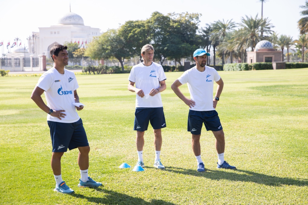 Зимние «Газпром» — тренировочные сборы в Абу-Даби. 22 января утренняя тренировка