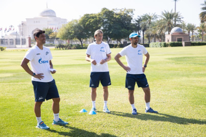 Зимние «Газпром» — тренировочные сборы в Абу-Даби. 22 января утренняя тренировка