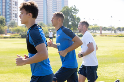 Зимние «Газпром» — тренировочные сборы в Абу-Даби. 22 января утренняя тренировка