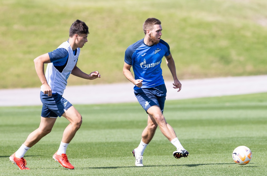 Зимние «Газпром» — тренировочные сборы в Катаре: 3 февраля, утренняя тренировка