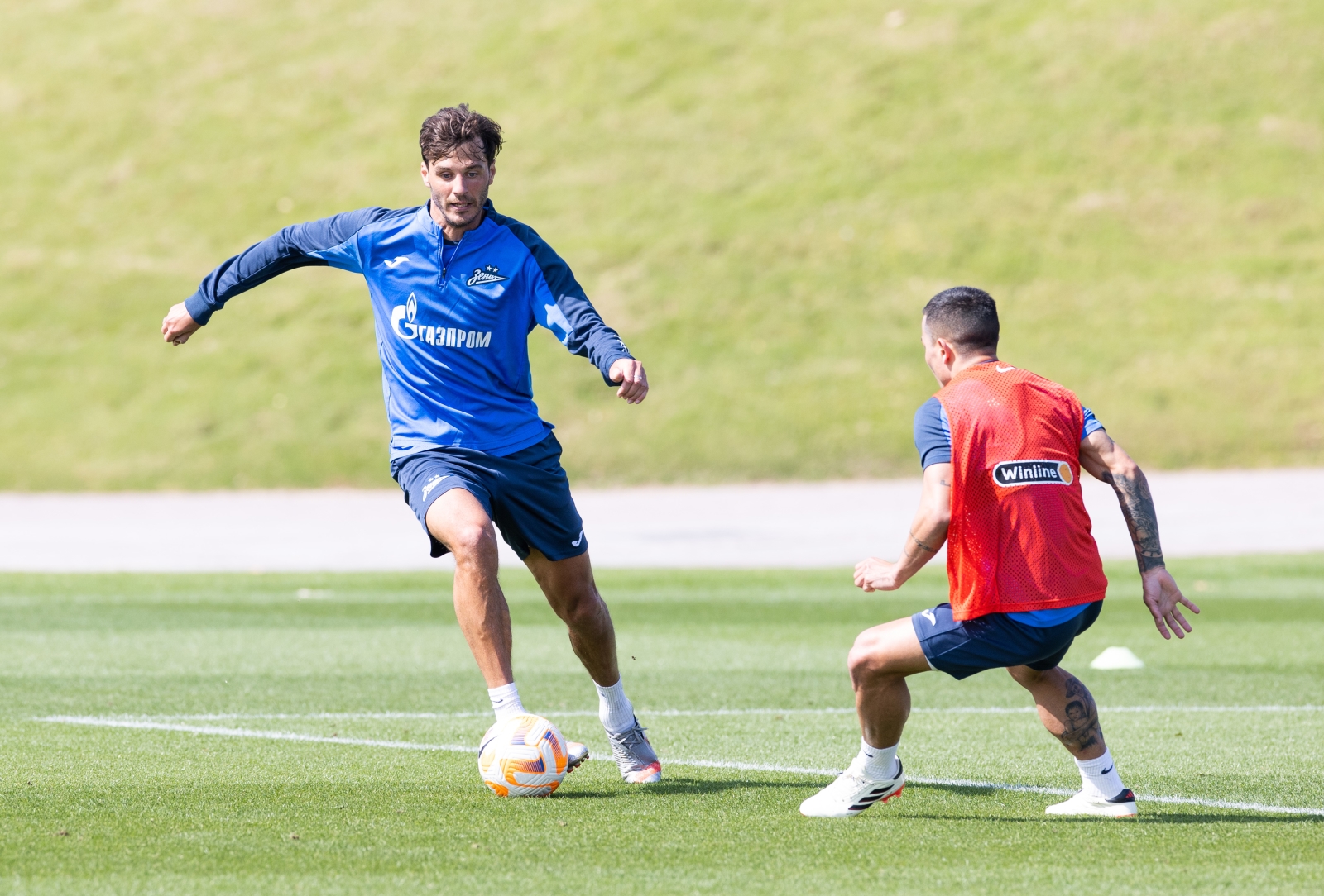 Зимние «Газпром» — тренировочные сборы в Катаре: 3 февраля, утренняя тренировка