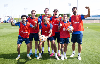 Зимние «Газпром» — тренировочные сборы в Катаре: 3 февраля, утренняя тренировка