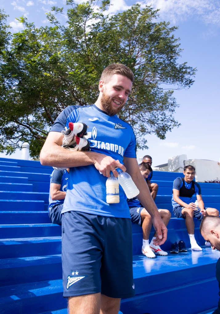 Зимние «Газпром» — тренировочные сборы в Катаре: 3 февраля, утренняя тренировка