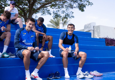 Зимние «Газпром» — тренировочные сборы в Катаре: 3 февраля, утренняя тренировка