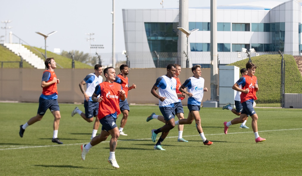Зимние «Газпром» — тренировочные сборы в Катаре: 3 февраля, утренняя тренировка