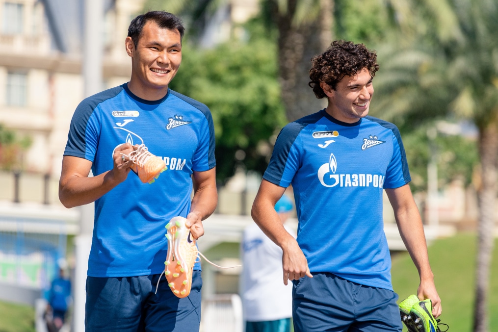 Зимние «Газпром» — тренировочные сборы в Катаре. 10 февраля, утренняя тренировка