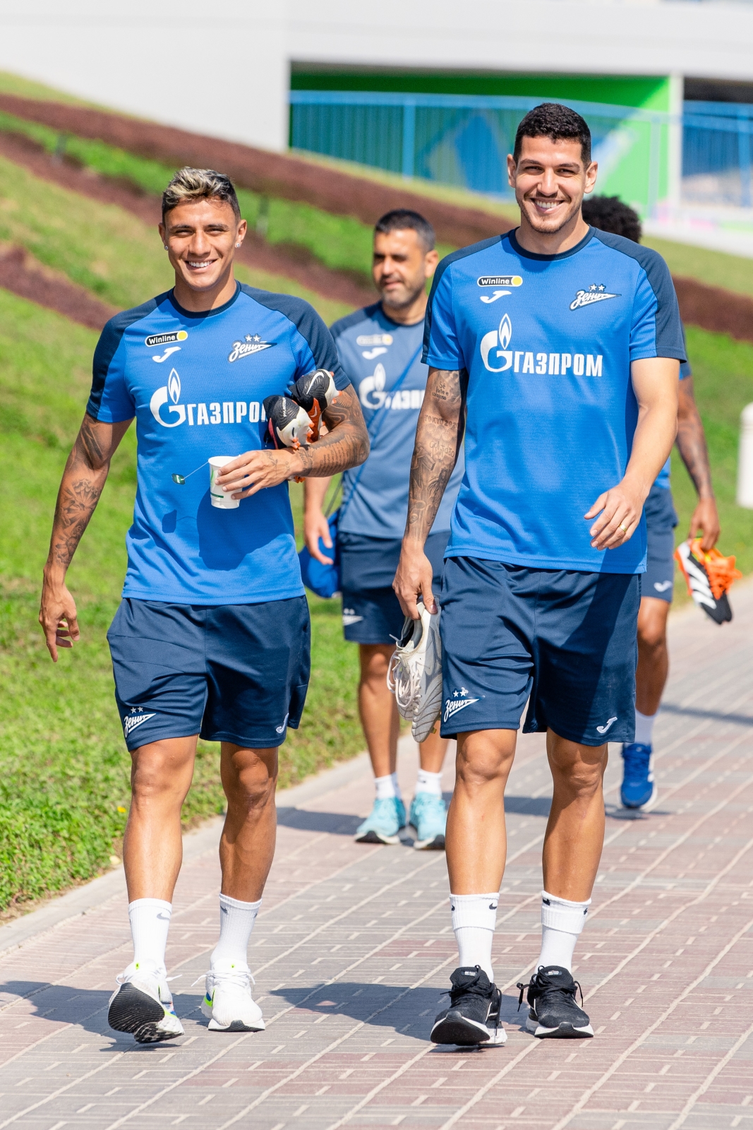 Зимние «Газпром» — тренировочные сборы в Катаре. 10 февраля, утренняя тренировка